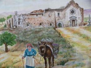 Convento S.Carlo opera pittorica di Antonio Bergantino